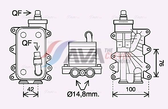 Фільтр АКПП AVA QUALITY COOLING BW3560H - zapix