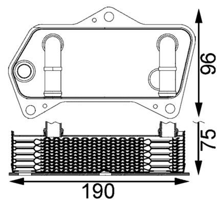 Радіатор коробки передач MAHLE CLC202000S - zapix