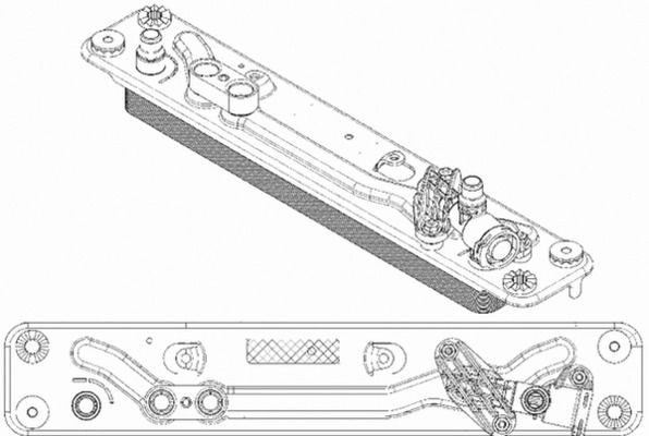 Радіатор коробки передач MAHLE CLC182000P - zapix