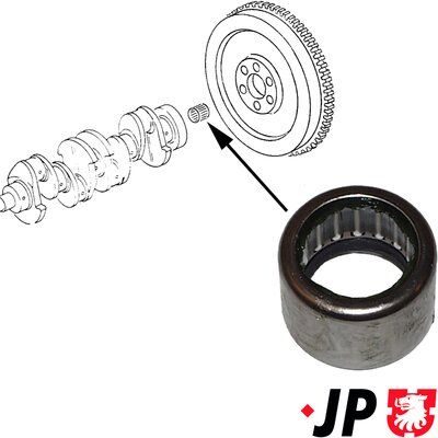 Підшипник КПП JP GROUP 1110450300 - zapix