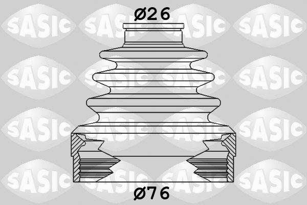 Пильник ШРКШ SASIC 1904019 - zapix