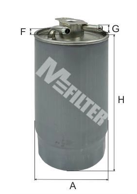 Паливний фільтр MFILTER DF3571 - zapix
