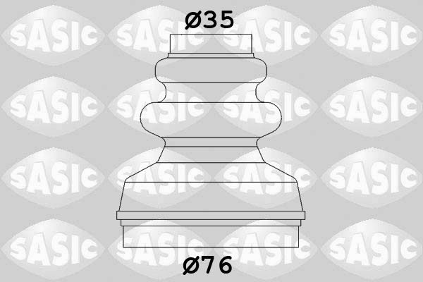 Пыльник ШРУСа SASIC 2873813