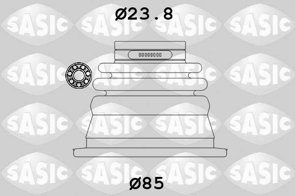 Пыльник ШРУСа SASIC 4003419