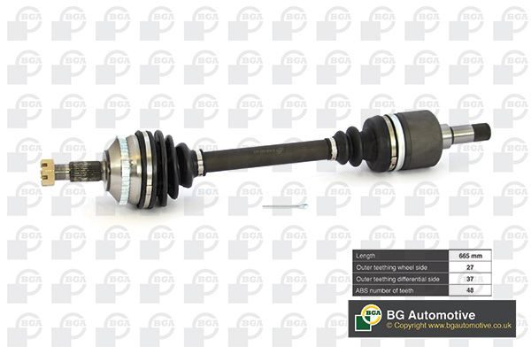 Піввісь BGA DS1418L - zapix