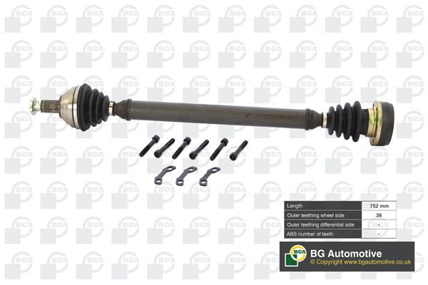 Полуось BGA DS9627R