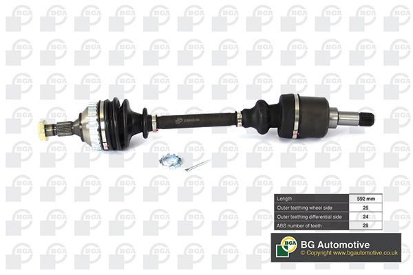 Полуось BGA DS1414LA