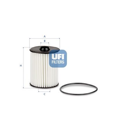 Оливний фільтр UFI 2522800 - zapix