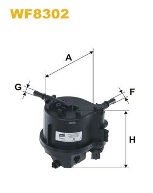 Паливний фільтр WIX FILTERS WF8302