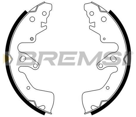Гальмівні колодки ручника (барабанні) BREMSI GF0924 - zapix