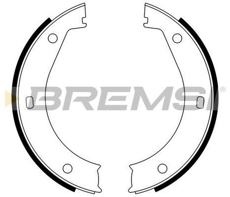 Гальмівні колодки ручника (барабанні) BREMSI GF0076 - zapix