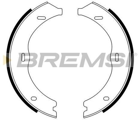 Гальмівні колодки ручника (барабанні) BREMSI GF0316 - zapix