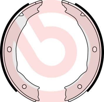 Гальмівні колодки ручника (барабанні) BREMBO S61540 - zapix