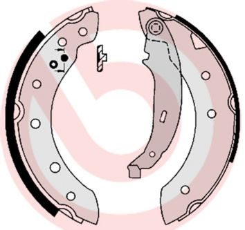 Гальмівні колодки ручника (барабанні) BREMBO S61520 - zapix