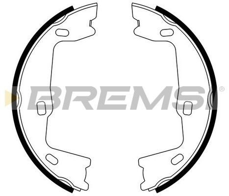 Гальмівні колодки ручника (барабанні) BREMSI GF0349 - zapix