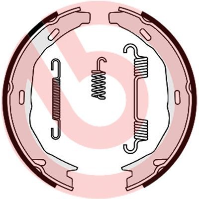 Гальмівні колодки ручника (барабанні) BREMBO S50522 - zapix