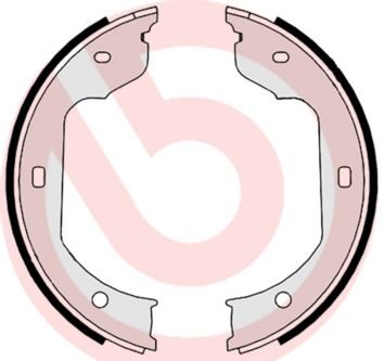Гальмівні колодки ручника (барабанні) BREMBO S06511 - zapix