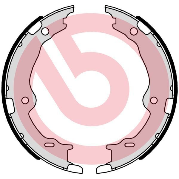 Гальмівні колодки ручника (барабанні) BREMBO S83572 - zapix