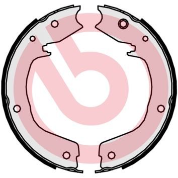 Гальмівні колодки ручника (барабанні) BREMBO S54524 - zapix
