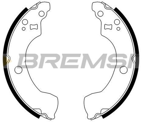 Гальмівні колодки ручника (барабанні) BREMSI GF0867 - zapix