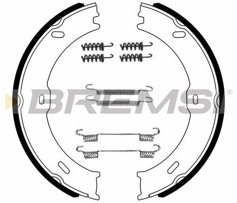 Гальмівні колодки ручника (барабанні) BREMSI GF03151 - zapix