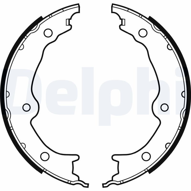 Гальмівні колодки ручника (барабанні) DELPHI LS2130 - zapix