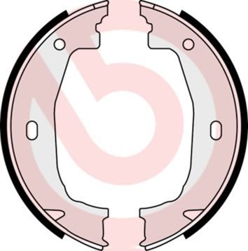 Гальмівні колодки ручника (барабанні) BREMBO S06510 - zapix