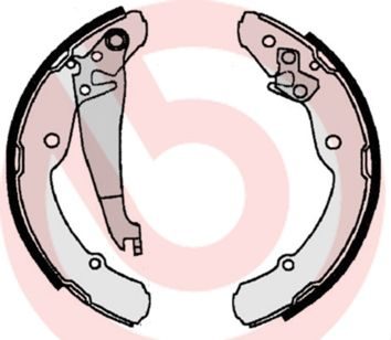 Гальмівні колодки ручника (барабанні) BREMBO S85516 - zapix