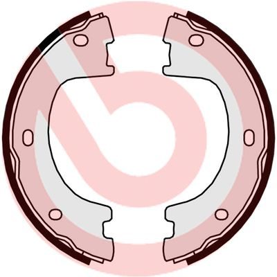 Гальмівні колодки ручника (барабанні) BREMBO S50521 - zapix