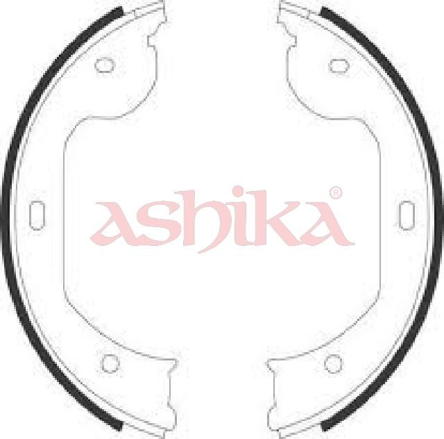 Гальмівні колодки ручника (барабанні) ASHIKA 55000104 - zapix