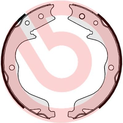 Гальмівні колодки ручника (барабанні) BREMBO S61542 - zapix
