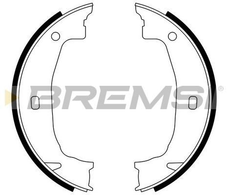 Гальмівні колодки ручника (барабанні) BREMSI GF0079 - zapix