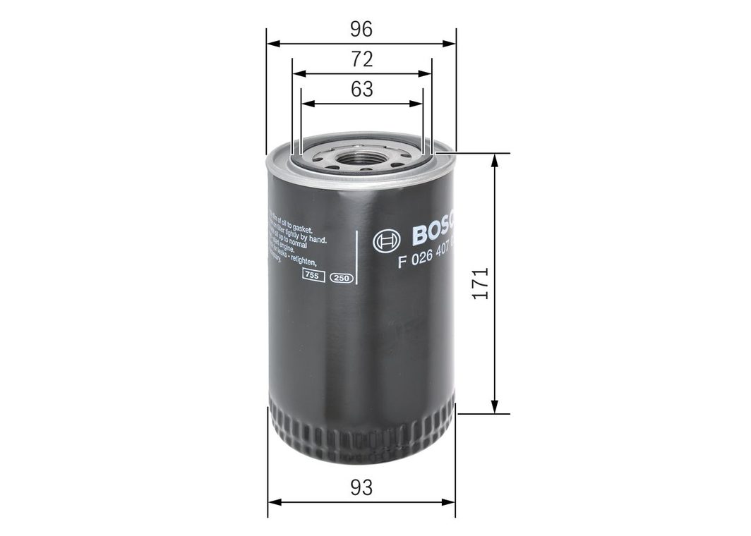 Оливний фільтр BOSCH F026407057 - zapix