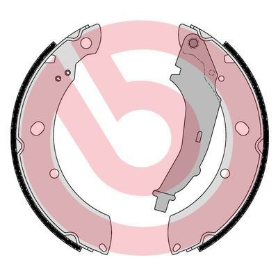 Гальмівні колодки ручника (барабанні) BREMBO S85544 - zapix