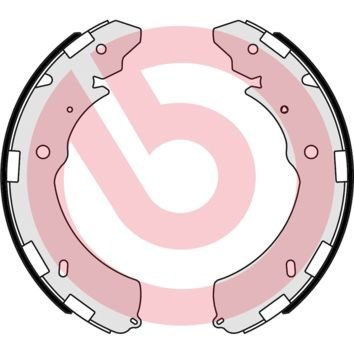 Гальмівні колодки ручника (барабанні) BREMBO S54523 - zapix
