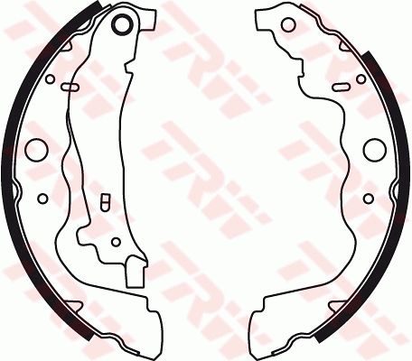 Тормозные колодки ручника (барабанные) TRW GS8780
