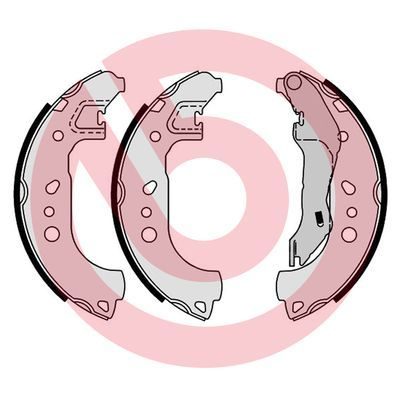 Гальмівні колодки ручника (барабанні) BREMBO S85543 - zapix