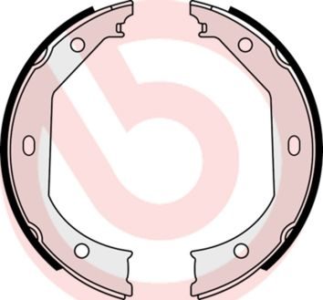 Гальмівні колодки ручника (барабанні) BREMBO S06509 - zapix