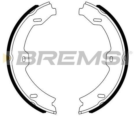Гальмівні колодки ручника (барабанні) BREMSI GF0318 - zapix