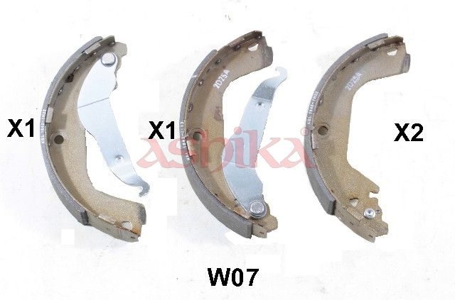 Гальмівні колодки ручника (барабанні) ASHIKA 550WW07 - zapix