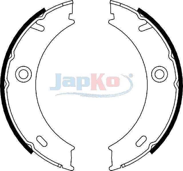 Гальмівні колодки ручника (барабанні) JAPKO 550503 - zapix