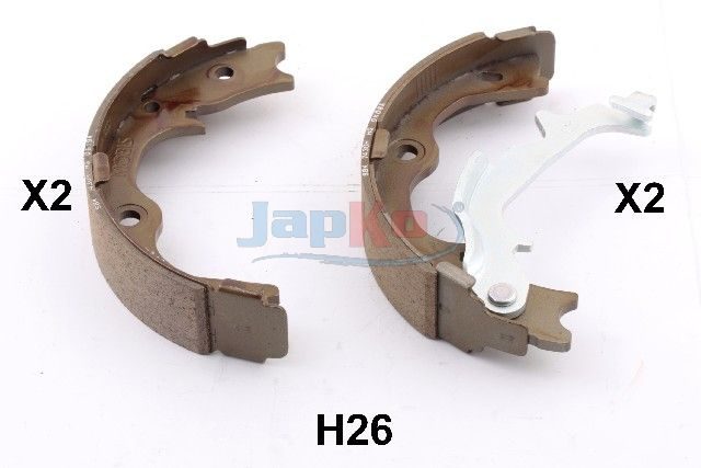 Гальмівні колодки ручника (барабанні) JAPKO 55H26 - zapix