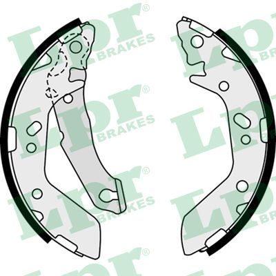 Гальмівні колодки ручника (барабанні) LPR 08480 - zapix