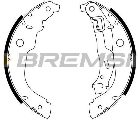 Гальмівні колодки ручника (барабанні) BREMSI GF0389 - zapix
