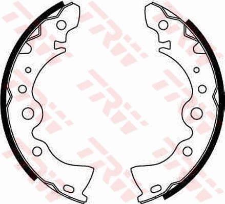 Тормозные колодки ручника (барабанные) TRW GS8246