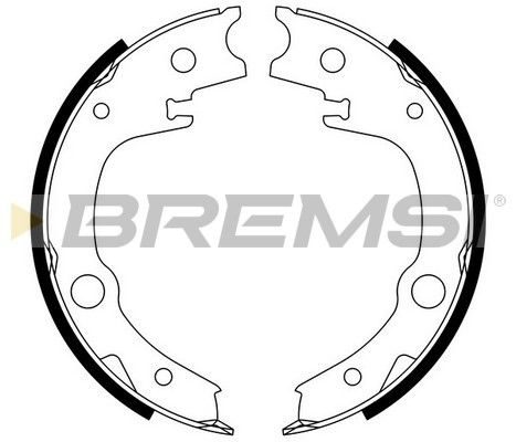 Тормозные колодки ручника (барабанные) BREMSI GF0966