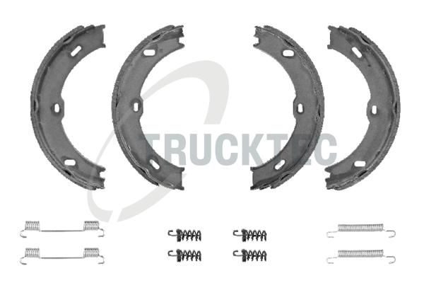 Гальмівні колодки ручника (барабанні) TRUCKTEC AUTOMOTIVE 0235205 - zapix