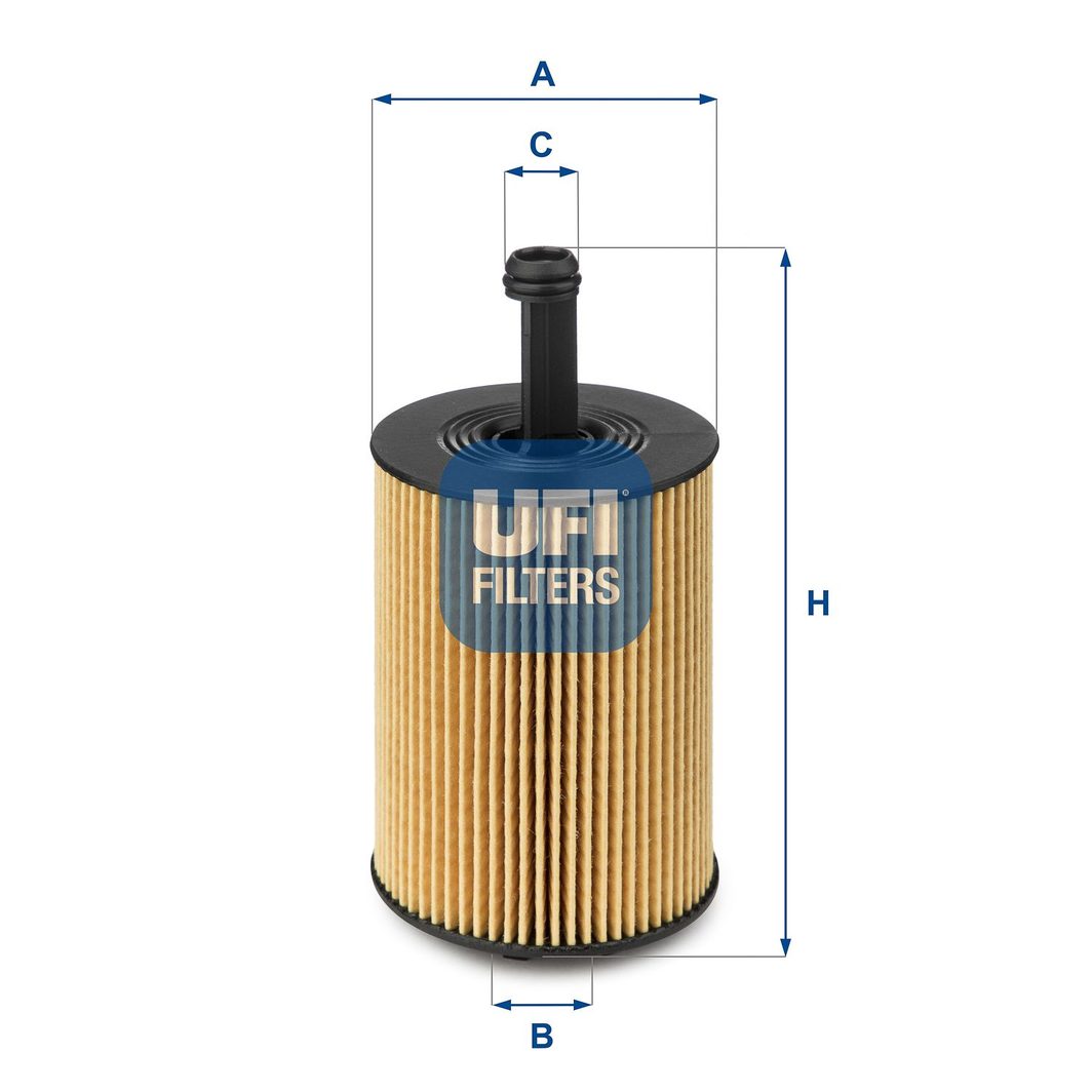 Оливний фільтр UFI 2502300 - zapix