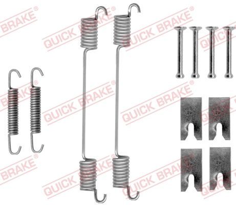 Монтажний комплект барабанних гальмівних колодок QUICK BRAKE 1050836 - zapix