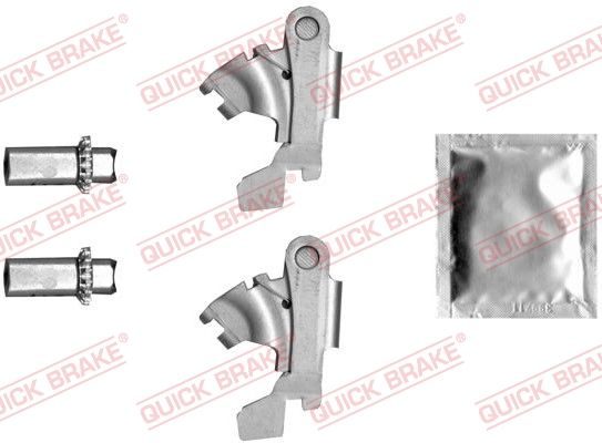 Монтажний комплект барабанних гальмівних колодок QUICK BRAKE 12053008 - zapix